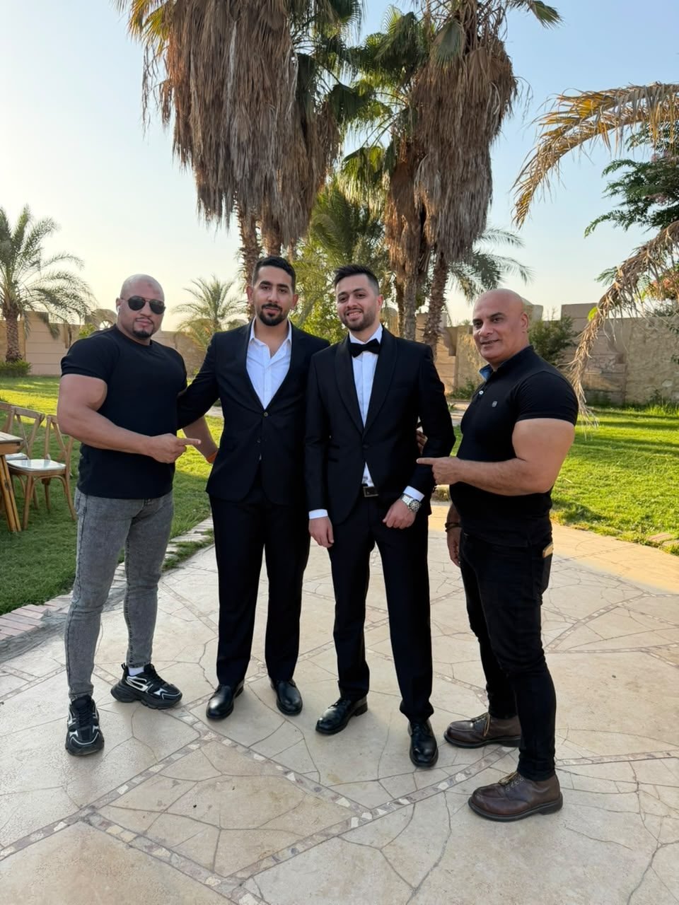 بودي جارد لتأمين العريس في الفرح