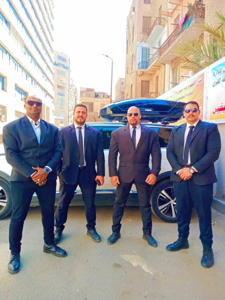بودي جارد مصر — فريق جارد مصر في مهمة تأمين