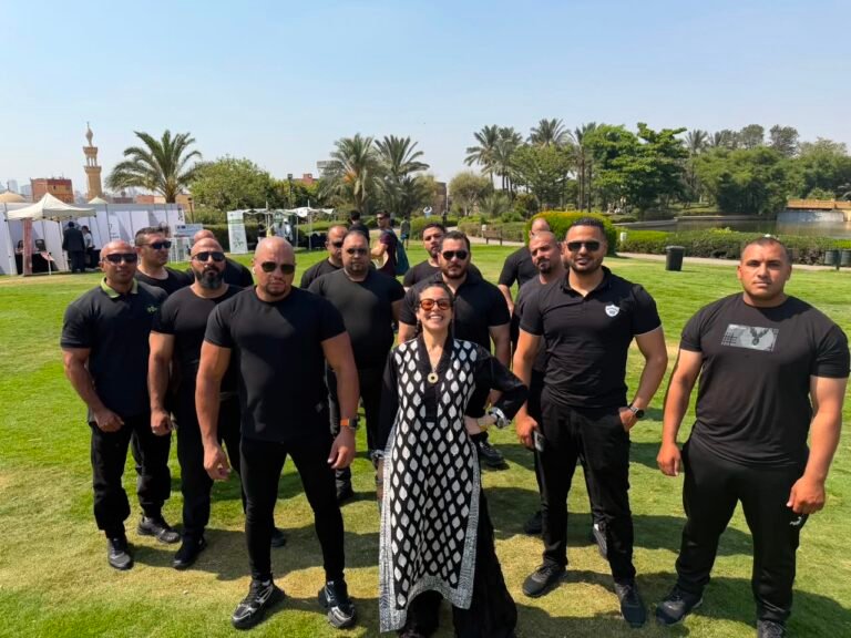 بودي جارد مصر — فريق جارد مصر في مهمة تأمين